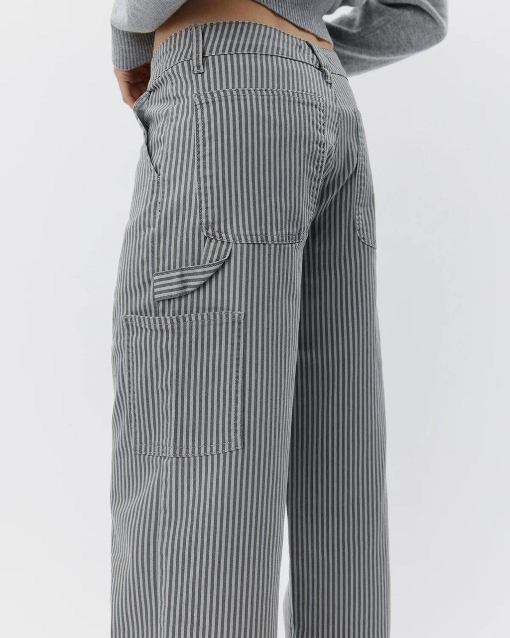 Gitte Trouser - Grey Striped