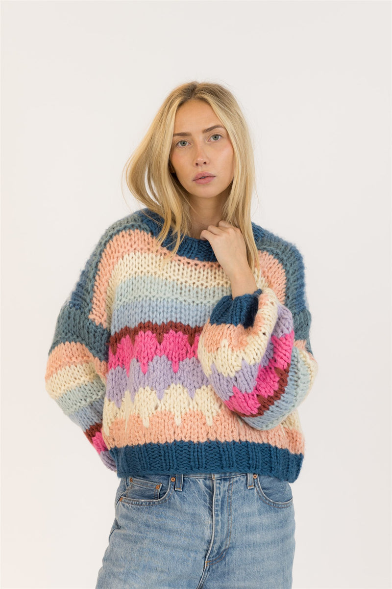 Hannah Stripe Pullover
