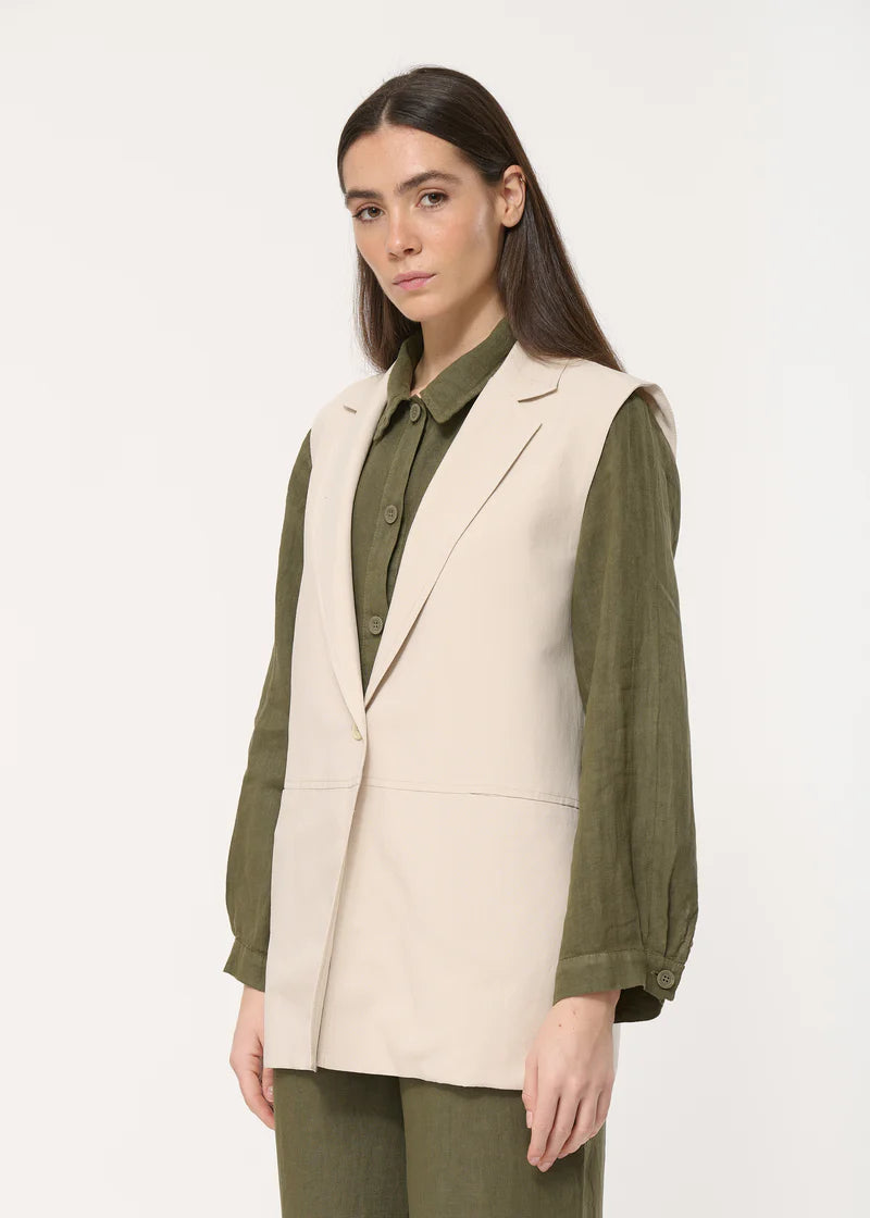 Jaipur Sleeveless Suit Jacket