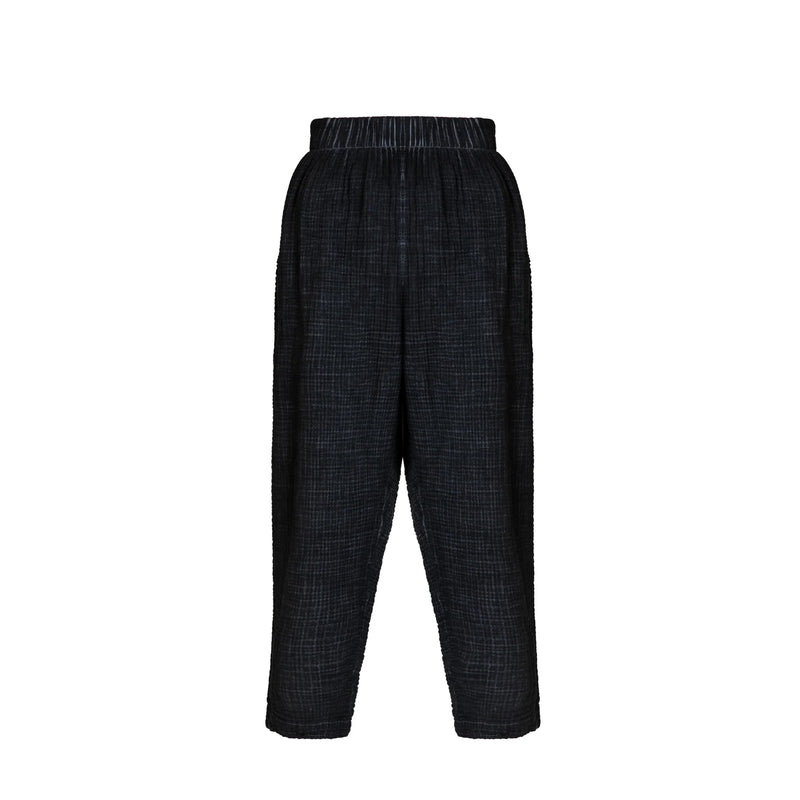 Crinkle Slouchy Pant - Black