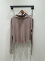 Waffle Turtleneck