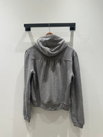 Puff Sleeve Hoodie - Grey