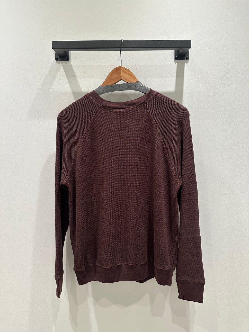 Boyfriend Waffle L/S Top