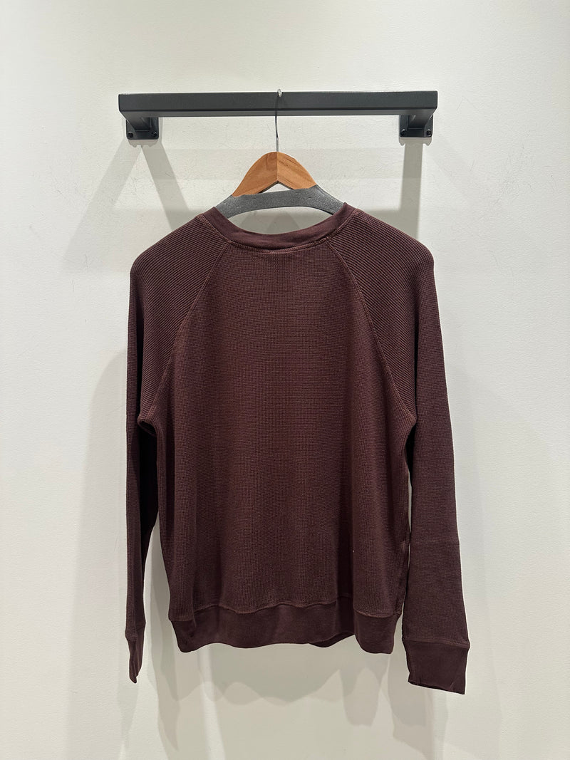 Boyfriend Waffle L/S Top