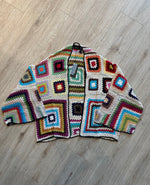 Granny Square Crochet Short Cardi