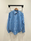 Classic Stripe Men Shirt - Surf Blue