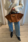 Borsa Art Feny Button Bag - Cognac