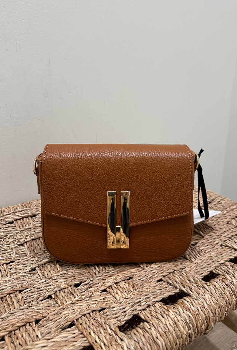 Borsa Art Morgan Clutch Bag - Cognac