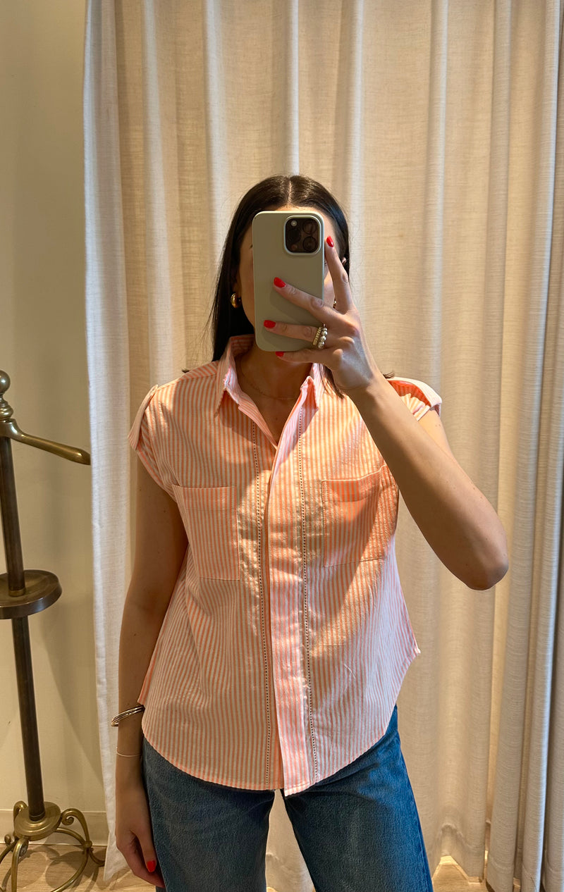 Lana Blouse-Papaya Punch