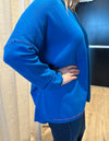 Mahala Sporty V Sweat Top - Bayou Blue/Frost Blue