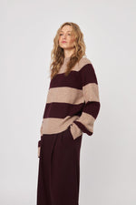 Edison Sweater - Pinot Stripe