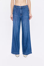 Jadyn Seamed Low Slung Palazzo Pant - Imagine