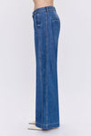 Jadyn Seamed Low Slung Palazzo Pant - Imagine