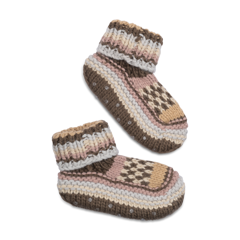 Northern Isles Knit Bootie - Brown