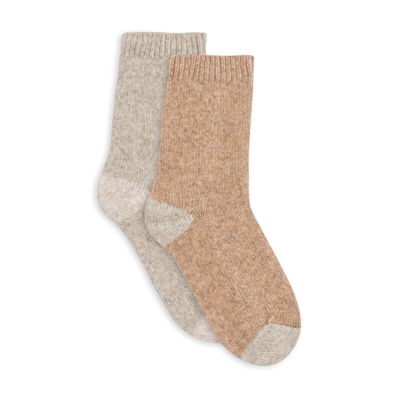 Sweater Knit Crew Socks - 2PK