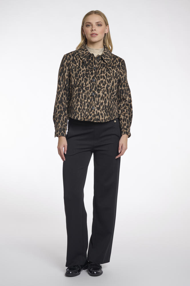Lize Short Leopard Jacket