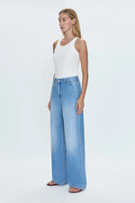 Dalia Denim Trouser - Palo Alto