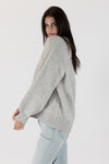 Roo Boucle Pullover With Collar
