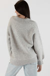 Roo Boucle Pullover With Collar