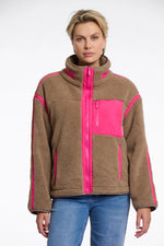 Bisma Teddy Cropped Jacket