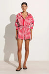 Isole Playsuit - Bayou Stripe Red