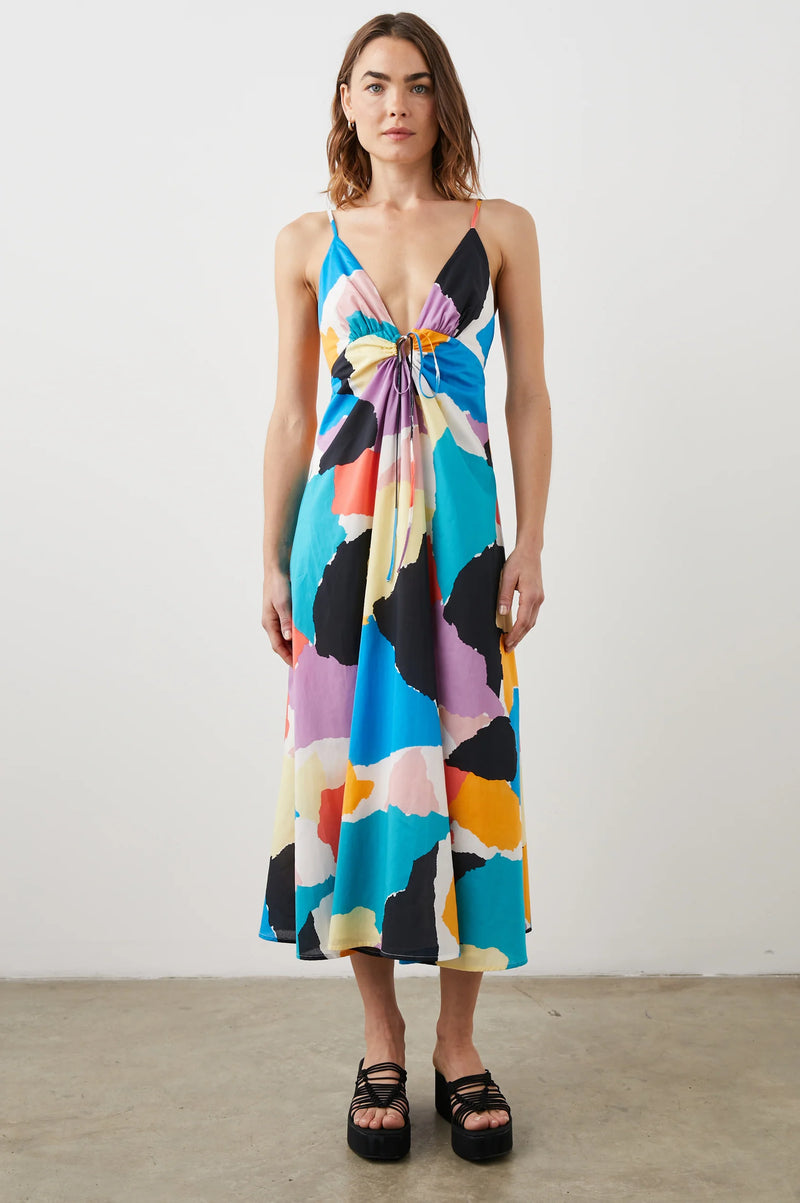 Sabina Dress - Summer Colourblock