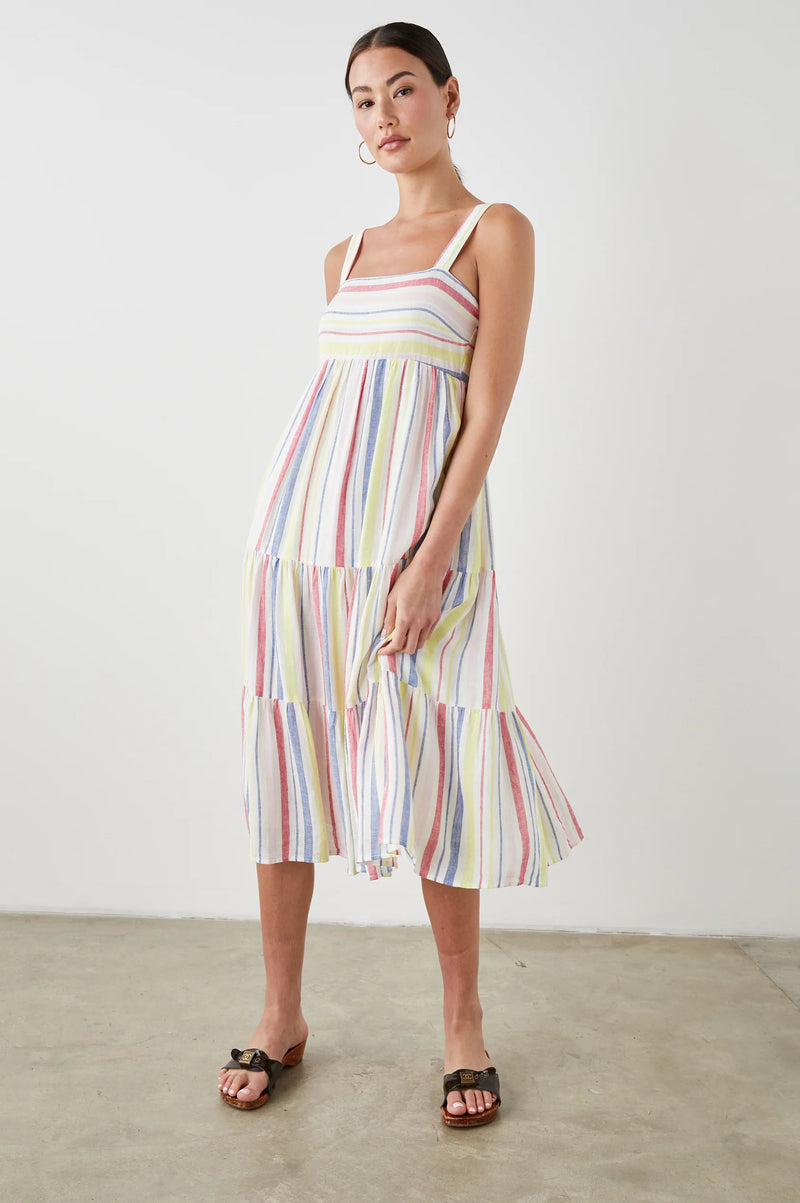 Shailene Dress - Parisail Stripe