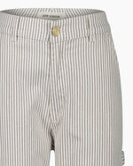 Workwear Striped Trouser - Light Brown