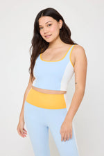 Indie Colour Block Crop Tank