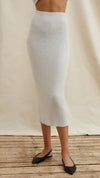 Alma Pencil Skirt - Ivory