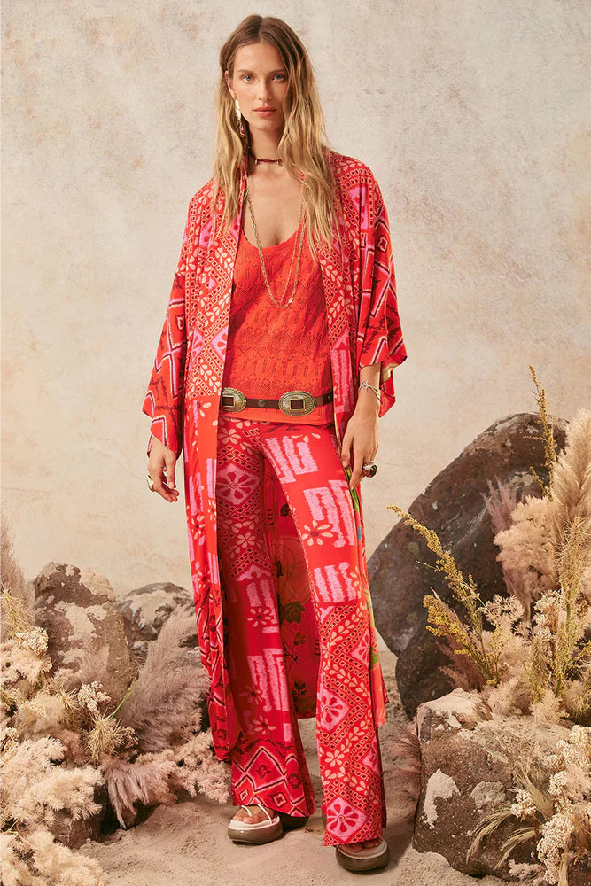 Libertine Reversible Robe-Cayenne