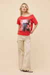 Bruce Springsteen Americana Off-The-Shoulder Tee