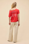 Bruce Springsteen Americana Off-The-Shoulder Tee