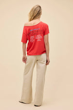 Bruce Springsteen Americana Off-The-Shoulder Tee