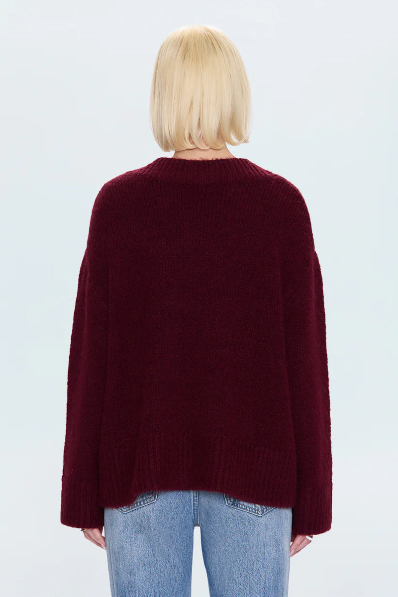 Talia Sweater-Claret