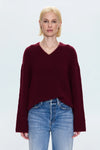 Talia Sweater-Claret