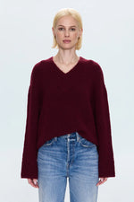 Talia Sweater-Claret