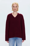 Talia Sweater-Claret