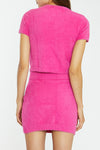 Hot Pink Short Sleeve Jumper