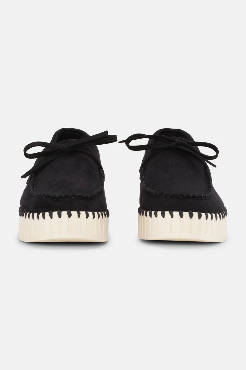Tulip Sailor Shoe - Black Pearled Ivory