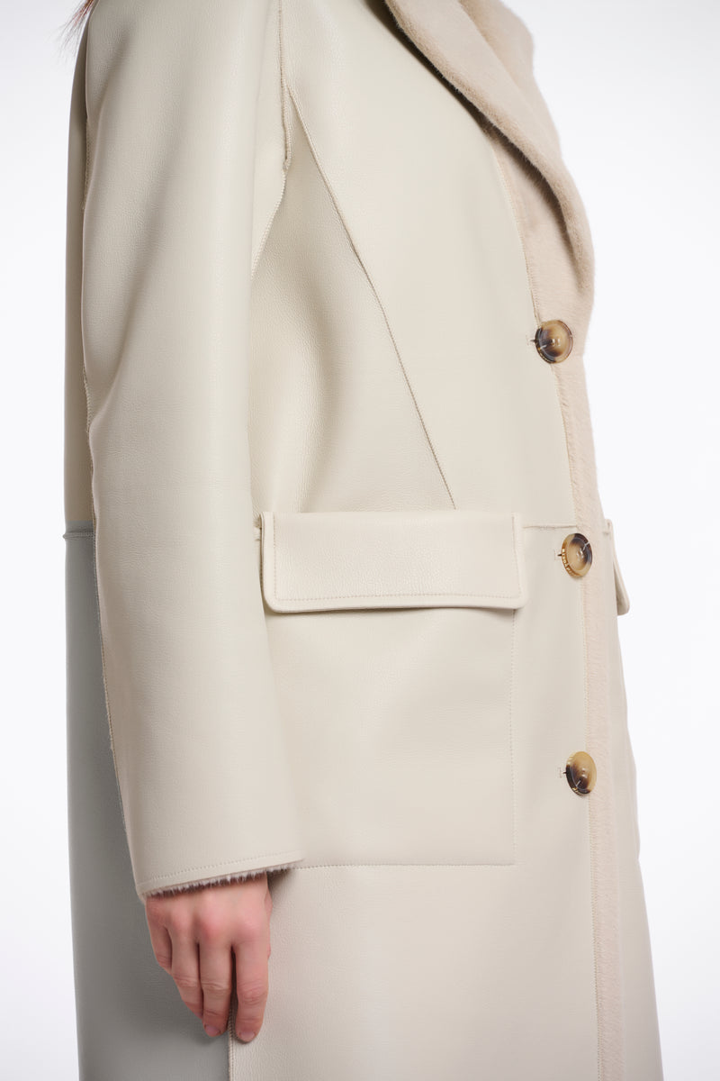 Tatiana Revertsible Long Coat