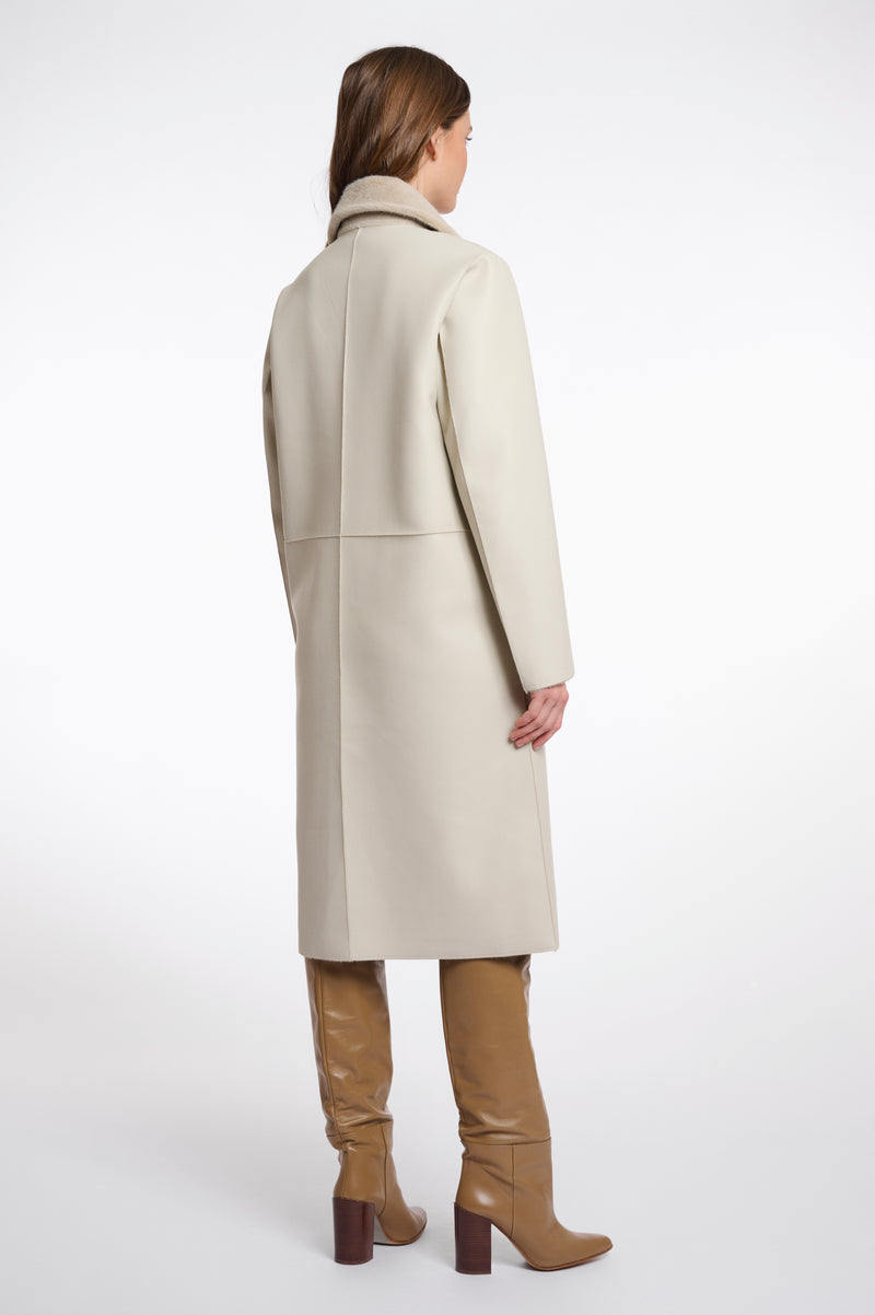 Tatiana Revertsible Long Coat