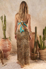 Samantha Bias Skirt - Vintage Leopard