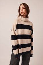 Bronx Turtleneck - Lynx Stripe