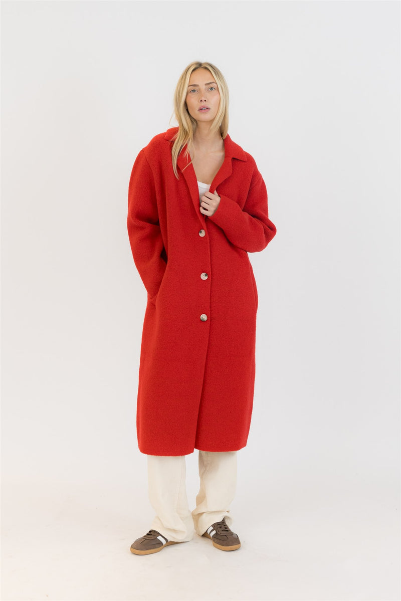 Victoria Eco Coat - Red