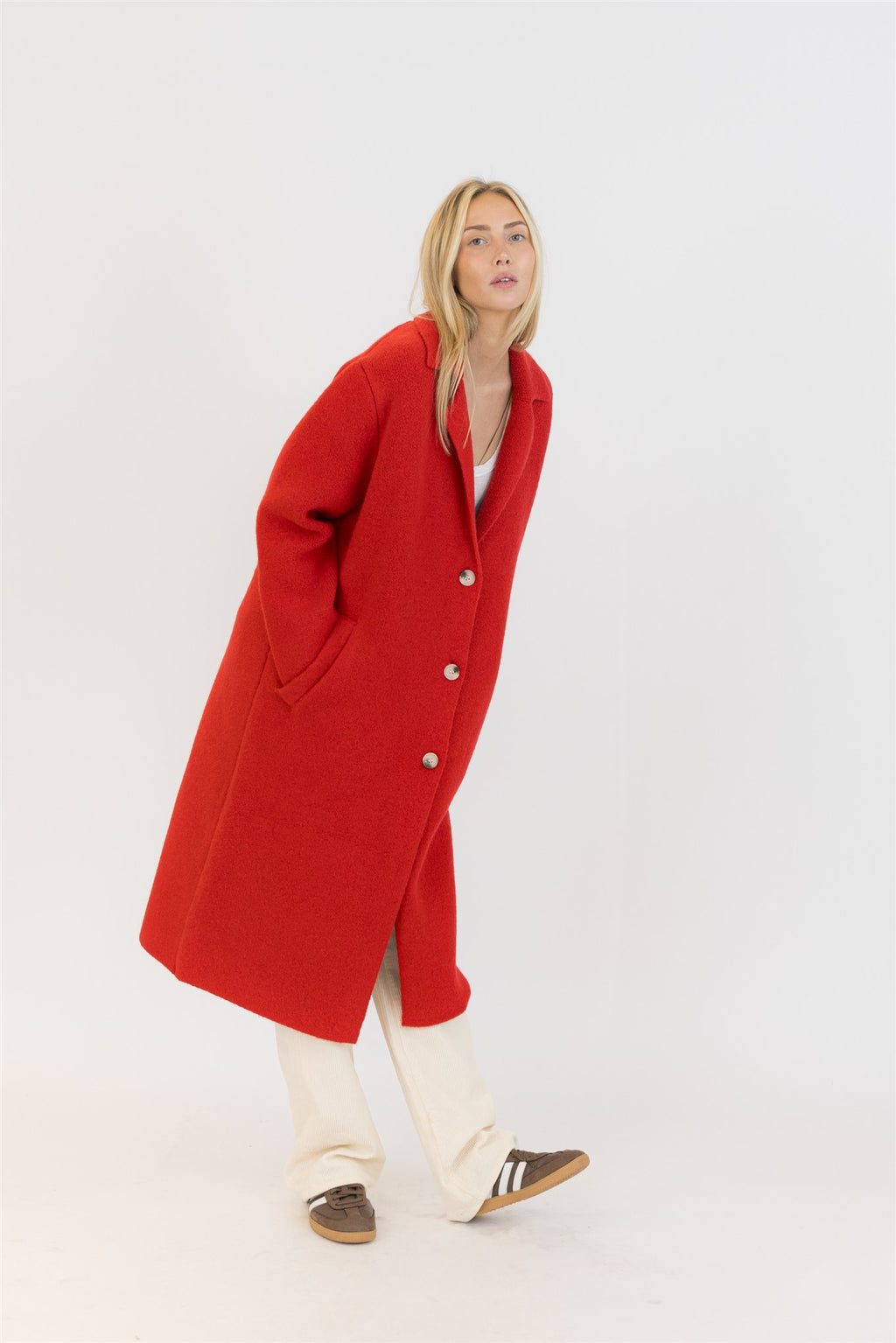Victoria Eco Coat - Red