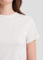 Pima Cotton Stretch Slim T-Shirt - White