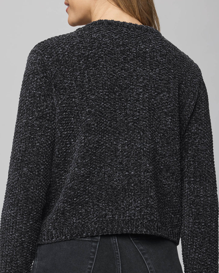 Andrea Chenille Crop Cardigan