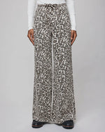 Lounge Denim Leopard Pant