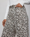 Lounge Denim Leopard Pant